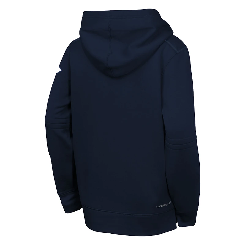 Sweat à capuche Nike City Connect Therma-FIT bleu marine Detroit Tigers Authentic Collection pour jeunes