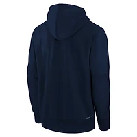 Youth Nike Navy Detroit Tigers Authentic Collection Pregame Performance - Pullover Hoodie