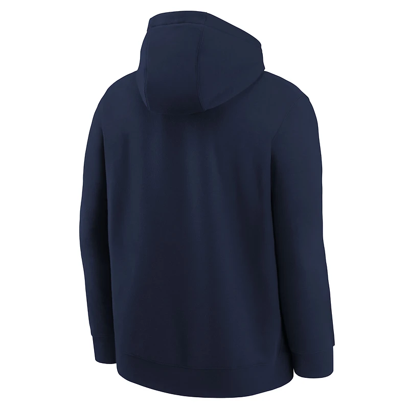 Sweat à capuche polaire Nike bleu marine Detroit Tigers pour enfant