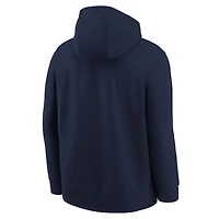 Sweat à capuche polaire Nike bleu marine Detroit Tigers pour enfant