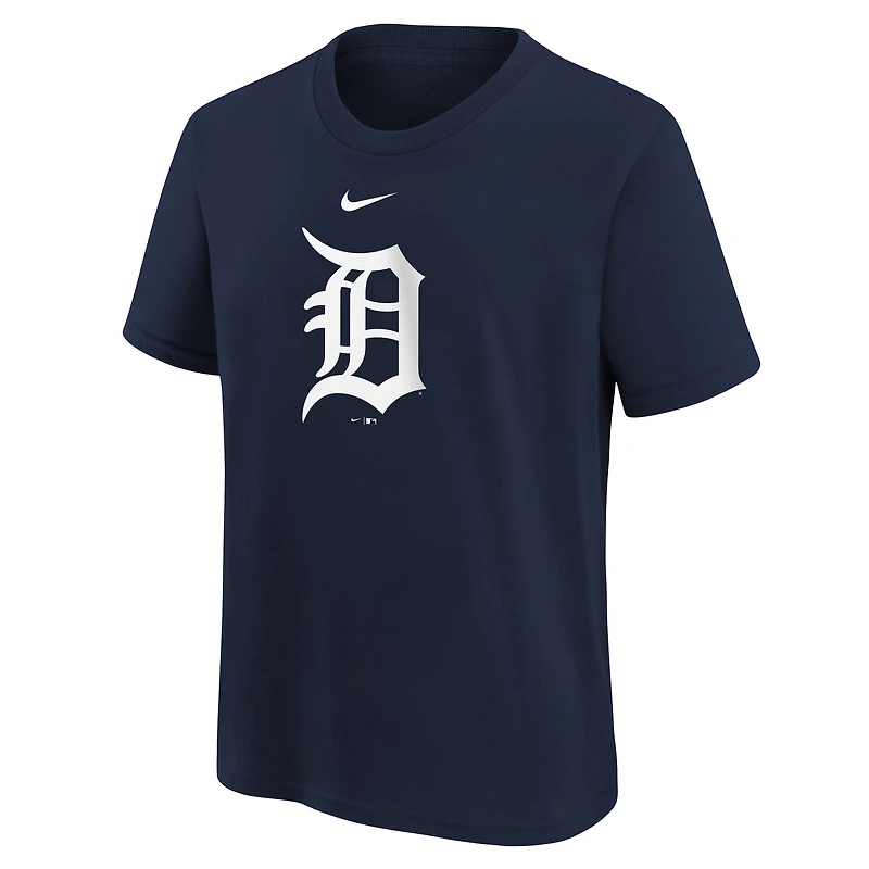 Youth Nike Navy Detroit Tigers Large Logo T-Shirt