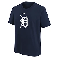 Youth Nike  Navy Detroit Tigers Large Logo T-Shirt