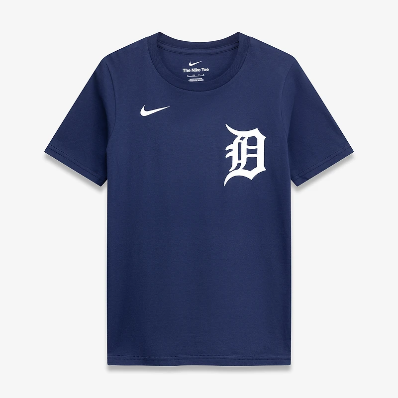 Youth Nike Riley Greene Navy Detroit Tigers Name & Number T-Shirt