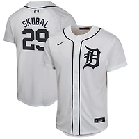 Maillot de joueur à domicile Nike Tarik Skubal pour jeunes, blanc, Detroit Tigers