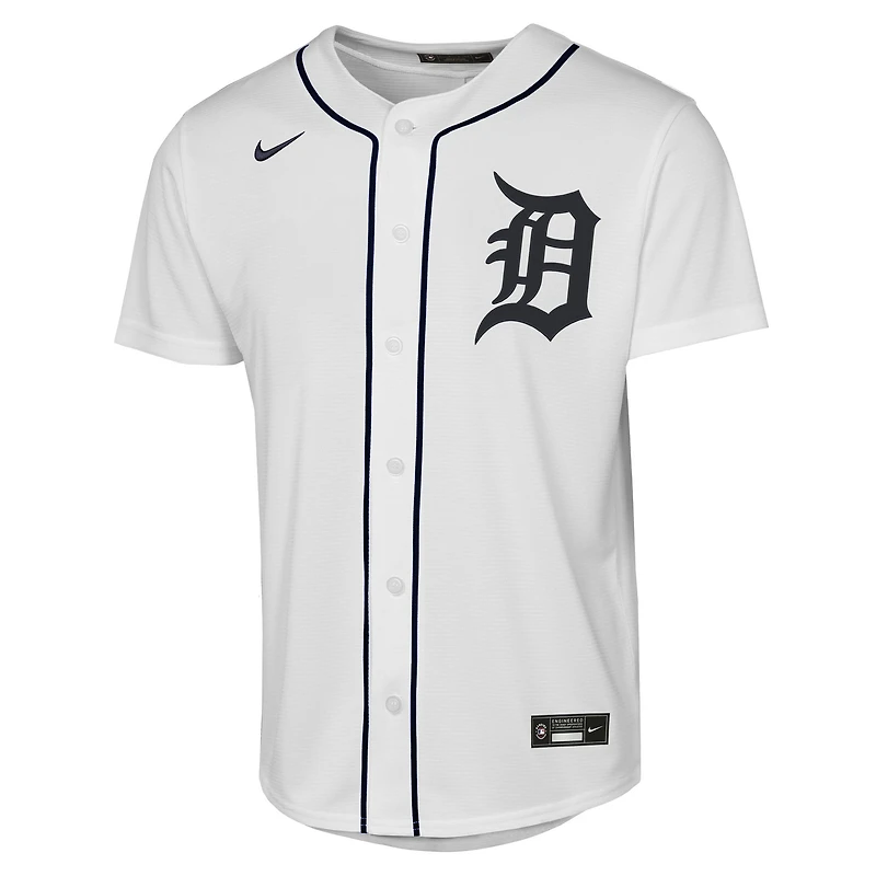 Youth Nike Tarik Skubal White Detroit Tigers Home Replica Player Jersey