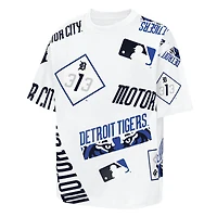 T-shirt blanc Outerstuff Youth Detroit Tigers Circus Catch