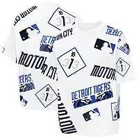 Youth Outerstuff  White Detroit Tigers Circus Catch T-Shirt