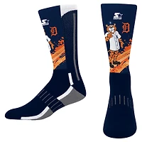 Chaussettes montantes Youth Starter Navy Detroit Tigers Phenom Mascot Color Splash