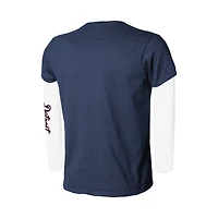 Youth Stitches Navy/White Detroit Tigers Combo T-Shirt Set