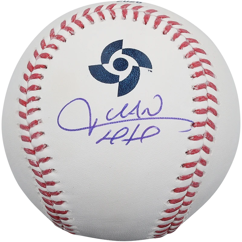 Balle de baseball autographiée de Juan Soto (République dominicaine), édition Classique mondiale de baseball 2026