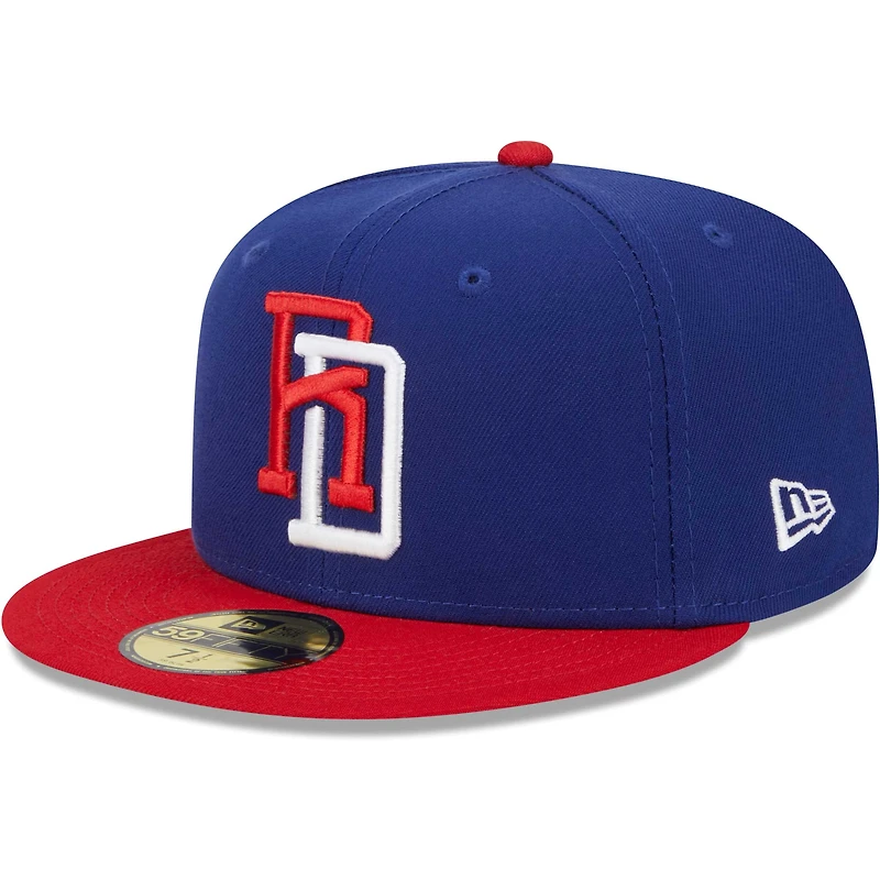Men's New Era  Blue Dominican Republic Baseball 2023 World Classic 59FIFTY Fitted Hat