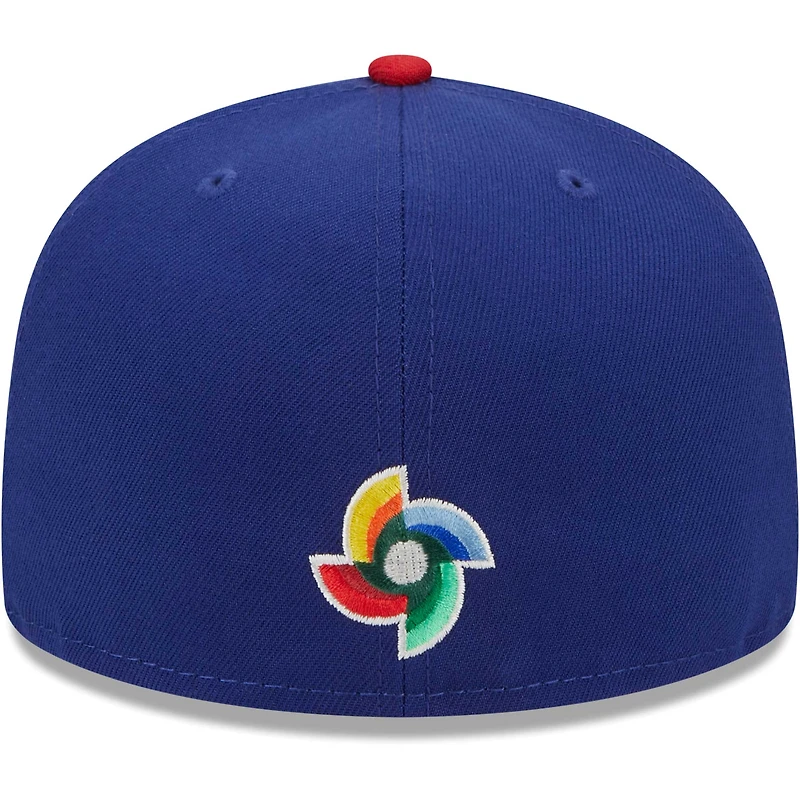 Men's New Era  Blue Dominican Republic Baseball 2023 World Classic 59FIFTY Fitted Hat