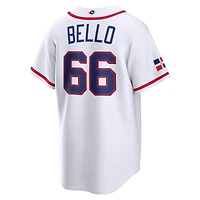 Men's Nike Brayan Bello White Dominican Republic Baseball 2026 World Classic Home Stadium Jersey
