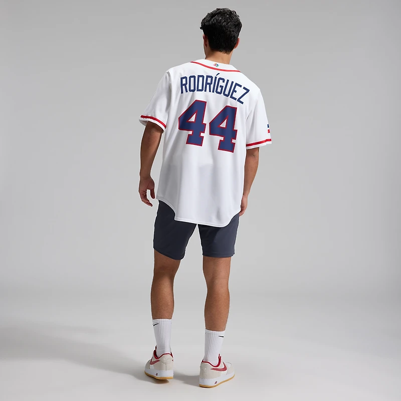 Men's Nike Julio Rodríguez White Dominican Republic Baseball 2026 World Classic Home Stadium Jersey