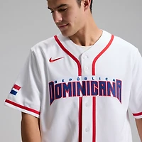 Men's Nike Julio Rodríguez White Dominican Republic Baseball 2026 World Classic Home Stadium Jersey