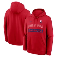 Men's Nike Red Dominican Republic Baseball 2026 World Classic Club Hoodie