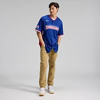 Men's Nike Royal Dominican Republic Baseball 2026 World Classic Road Stadium Jersey