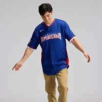 Men's Nike Royal Dominican Republic Baseball 2026 World Classic Road Stadium Jersey