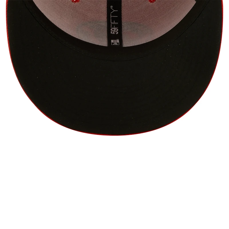 Casquette ajustée 59FIFTY en duvet orange East Wood Ducks New Era pour homme