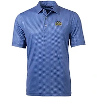 Polo bleu marine à imprimé bannière Pike pour homme, Cutter & Buck, Drexel Dragons, taille grande et