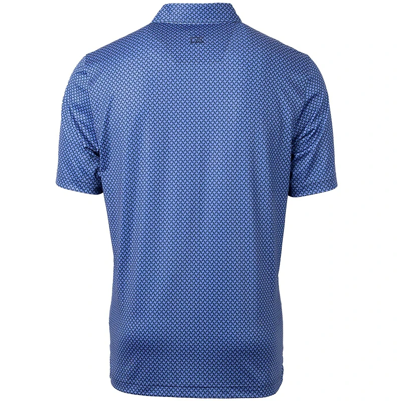 Men's Cutter & Buck Navy Drexel Dragons Big Tall Pike Banner Print Polo