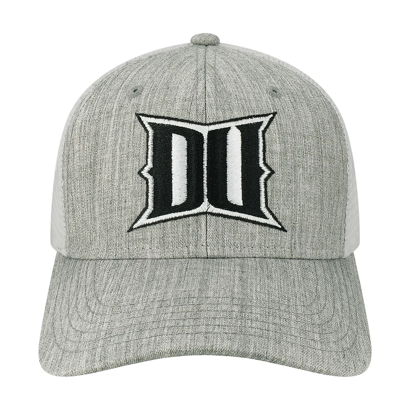 Men's Legacy Athletic Heather Gray/White Drexel Dragons The Champ Trucker Snapback Hat