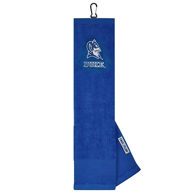 Serviette à trois plis Duke Blue Devils 16 po x 24 po pour le visage et le club