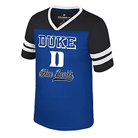 T-shirt pour jeunes filles Colosseum Royal Duke Blue Devils Princess Bubblegum Bling