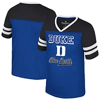 Girls Youth Colosseum Royal Duke Blue Devils Princess Bubblegum Bling T-Shirt