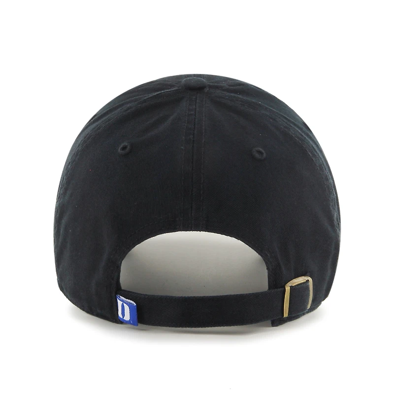 Casquette ajustable '47 Black Duke Blue Devils Clean Up pour homme
