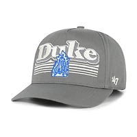 Men's '47  Gray Duke Blue Devils Script Fade Hitch Adjustable Hat