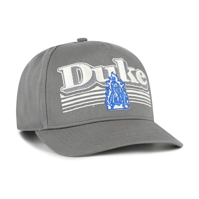 Casquette ajustable pour homme « 47 Gray Duke Blue Devils Script Fade Hitch »