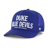 Casquette trucker ajustable '47 Royal Duke Blue Devils Contemporary Hitch pour homme