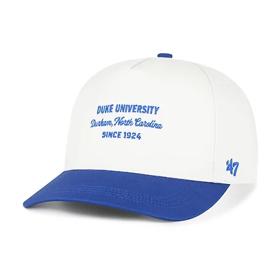Casquette ajustable bicolore '47 White Duke Blue Devils Contemporary Basics pour homme