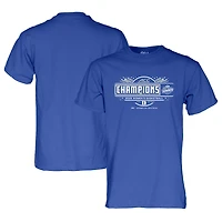 T-shirt bleu 84 Royal Duke Blue Devils pour homme, champion du tournoi de basket-ball féminin ACC 2025, vestiaire