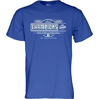 T-shirt bleu 84 Royal Duke Blue Devils pour homme, champion du tournoi de basket-ball féminin ACC 2025, vestiaire