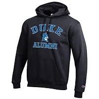 Sweat à capuche Champion Black Duke Blue Devils Arch Logo Alumni pour homme