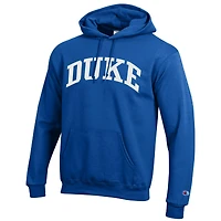 Men's Champion  Royal Duke Blue Devils Basic Arch Fleece Pullover Hoodie