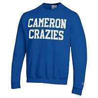 Sweat-shirt Champion Royal Duke Blue Devils Cameron Crazies pour hommes