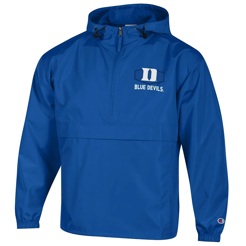 Veste à demi-zip compressible Champion Royal Duke Blue Devils pour homme