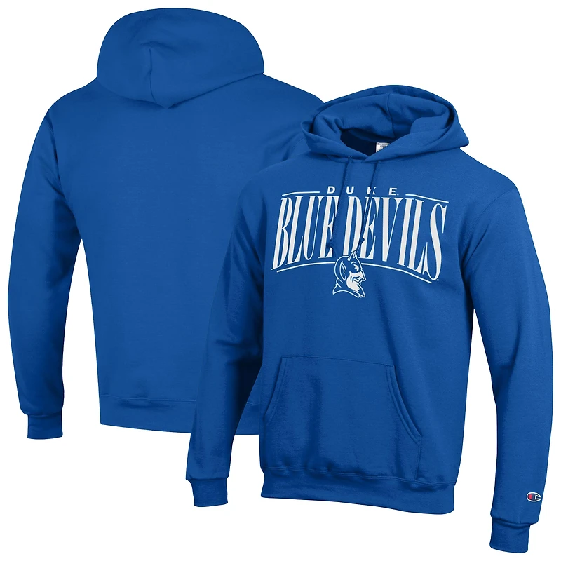Sweat à capuche Champion Royal Duke Blue Devils Team Pride Powerblend pour homme