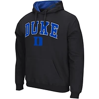 Sweat à capuche Colosseum Black Duke Blue Devils Arch & Logo 3.0 pour hommes
