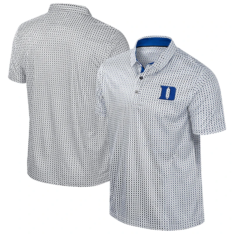Polo Marty Rival pour homme Colosseum Black Duke Blue Devils de grande taille