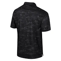 Polo imprimé Daly pour homme Colosseum Black Duke Blue Devils