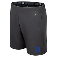 Men's Colosseum Charcoal Duke Blue Devils Forget Shorts