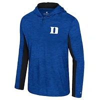 Sweat à capuche zippé quart de tour Colosseum Royal Duke Blue Devils Always Sunny pour homme