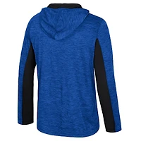Sweat à capuche zippé quart de tour Colosseum Royal Duke Blue Devils Always Sunny pour homme