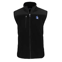 Gilet zippé en polaire écologique pour homme Cutter & Buck Black Duke Blue Devils Cascade