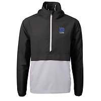 Anorak demi-zip écologique recyclé pour homme, Cutter & Buck, Duke Blue Devils Charter, noir