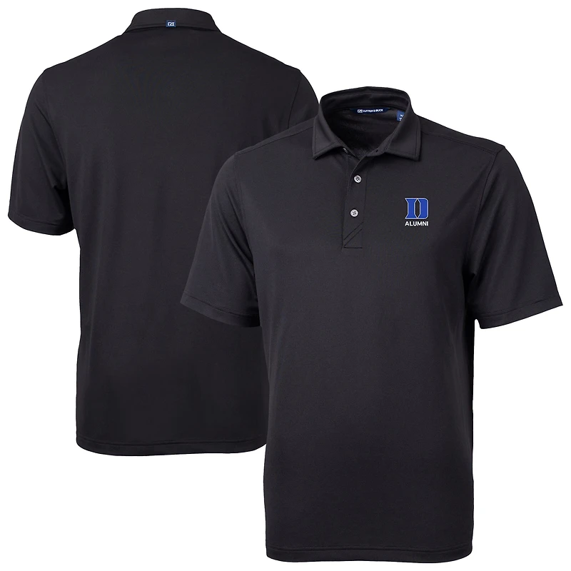 Polo homme Cutter & Buck Black Duke Blue Devils Virtue Eco Pique DryTec recyclé